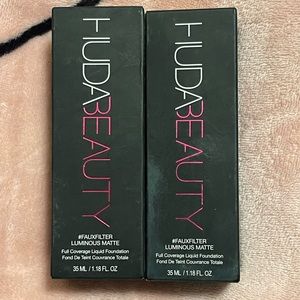 Huda Beauty Faux Filter Foundation Vanilla 120B 2 piece bundle